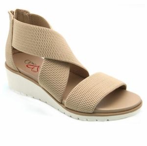 mia strappy wedge sandal